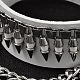 Snap bracelets de cordon en cuir BJEW-D351-29-3