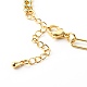 Brass Enamel Chain Bracelet Making AJEW-JB00962-6