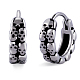316 Stainless Steel Skull Hoop Earrings for Men Women EJEW-SZ0001-95-1