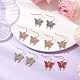 Rhinestone della lega orecchini pendenti&nbsp;EJEW-JE06221-2