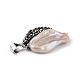 Colgantes de perlas keshi barrocas naturales ZIRC-K089-17B-2