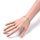 Unisex koreanische gewachste polyester schnur armbänder BJEW-JB04597-02-4