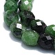 Rubí natural en hebras de abalorios zoïsite G-K245-R01-01-3