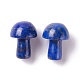 Pierre naturelle de gua sha de champignon de lapis lazuli G-D456-26E-2