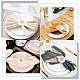 CRASPIRE Sunflower Napkin Rings Set of 6 Artificial Napkin Rings Daisy Napkin Holder Rings Burlap Cord Napkin Buckle Handmade Napkin Loop Bionic Twine Dinner Wedding Table Decor AJEW-WH0041-22P-6