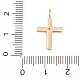 Подвески из латуни с прозрачным фианитом KK-Q096-07B-G-3