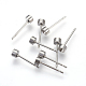Accessoires de puces d'oreilles en 304 acier inoxydable STAS-E446-04A-P-1