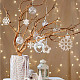 Creatcabin Weihnachts-Denkmal-Ornamente PALLOY-WH0102-007-5