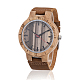 Relojes de pulsera de madera zebrano WACH-H036-21-2