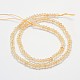 Faceted Rondelle Natural Citrine Beads Strands G-I156-09-5x3-2