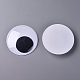 Cabochons yeux écarquillés noir et blanc DIY-WH0156-90B-2
