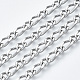 304 Stainless Steel Curb Chains CHS-S001-08A-P-1