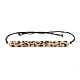 Adjustable Glass Seed Beads Braided Bead Bracelets BJEW-D442-10-1