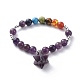 Yoga Chakra Jewelry BJEW-JB04693-02-1