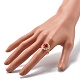 Natürlicher Mashan-Jade-Fingerring für Mädchenfrauen X1-RJEW-TA00012-3-3