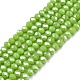 Chapelets de perles en verre électroplaqué&nbsp;EGLA-A044-P1mm-A30-1