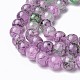 Spray Painted Glass Beads Strands GLAA-A038-D-52-3