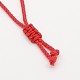 Nylon Cord Necklace Making NJEW-P001-09-4