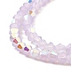 Chapelets de perles en verre peint DGLA-F029-J2mm-A03-3