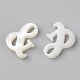 Perlas de concha de nácar de concha blanca natural SSHEL-R048-003-2