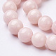 Chapelets de perles rondes en jade de Mashan naturelle G-D263-8mm-XS02-5