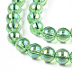 Electroplate Transparent Glass Beads Strands GLAA-T032-T6mm-AB17-3