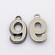 Rack Plated Zinc Alloy Number Charms PALLOY-A062-9B-NR-1