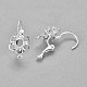 304 Stainless Steel Leverback Earring Findings X-STAS-P223-24S-2