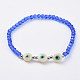 Bracelets stretch avec perles en verre BJEW-JB04756-2