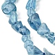 Natural Aquamarine Beads Strands G-Z034-D07-01-4