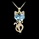 Exquisite Zinc Alloy Pendant Necklaces NJEW-BB28951-8