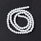 Chapelets de perles en verre imitation jade EGLA-J042-4mm-30-5