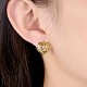 Trendy Tin Alloy Hoop Earrings EJEW-BB20926-2