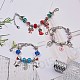 Ensemble de fabrication de bijoux de bracelet de style européen en laiton sunnyclue DIY-SC0007-02-5