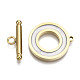 201 Stainless Steel Toggle Clasps STAS-R115-14A-G-1