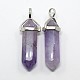 Gemstone Double Terminated Pointed Pendants G-N0037-03-1