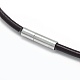 ゴムひものネックレス作り  真鍮パーツ  プラチナ  35.83インチ（91cm） MAK-P010-11P-2
