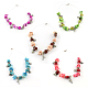 Dyed Sea Shell Beaded Necklaces NJEW-Q280-02-1