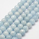 Chapelets de perles en aigue-marine naturelle G-P243-01-8mm-1
