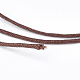ナイロン糸  カスタム織ジュエリーにはナイロンのアクセサリーコード  サドルブラウン  0.8mm  約49.21ヤード（45m）/ロール NWIR-K022-0.8mm-11-3