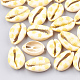 Perlas de concha de cowrie impresas SHEL-S274-03A-1