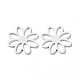 Spray Painted 201 Stainless Steel Filigree Joiners STAS-G304-09E-1