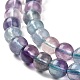 Natural Fluorite Beads Strands G-B048-B01-01-4