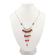 Perles de verre à la mode colliers NJEW-PJN883-1-4