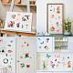 8 Sheets 8 Styles PVC Waterproof Wall Stickers DIY-WH0345-139-6