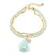 Glass Beads Bracelets BJEW-P256-C09-2
