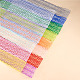 Benecreat 15 рулон 150 м разноцветная кружевная лента с цветочным узором в рулоне для свадебного приглашения OCOR-BC0003-01-3