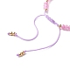 Set di braccialetti elastici perline rotonde fatte a mano a lume di malocchio per ragazze adolescenti BJEW-JB07001-10