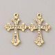 Подвески из сплава и страза FIND-WH0110-433-2