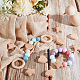 OLYCRAFT 30Pcs 2 Styles Natural Wood Beads Star Heart Shape Wooden Beads Unfinished Wooden Loose Beads Undyed Wood Spacer Beads with 3mm Hole for DIY Handmade Crafts Jewelry Making WOOD-OC0002-74-4